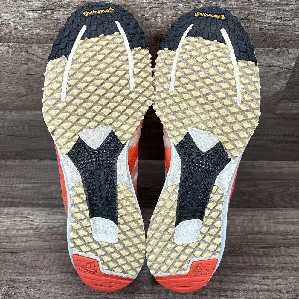 Adidas Takumi Sen 7 Orange Black Mens US Size 12 EUR 46.67 FZ2499 Running Shoes - Picture 9 of 10